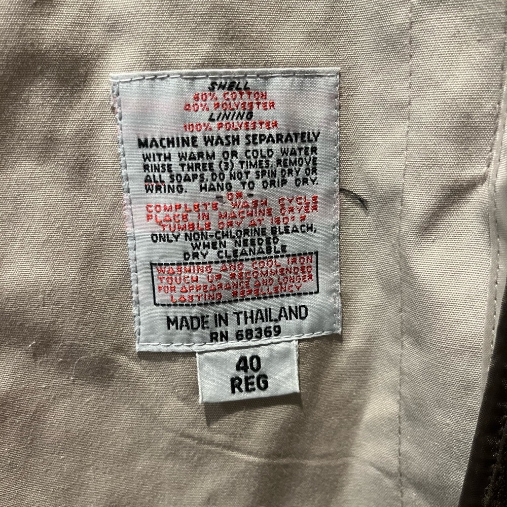 London Fog Rain Coat Size 40 Reg - Picture 3 of 6
